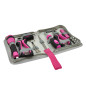 GEKO G10107 23-delige gereedschapsset (roze)