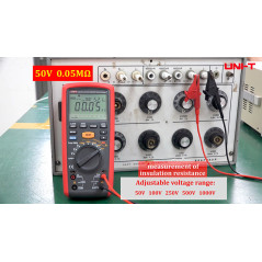UNI-T UT505B Isolatiemeter 1000V | Soldeerbout-shop.nl