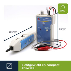 Velleman VTTEST11 Kabeltester en kabelzoeker | Soldeerbout-shop.nl