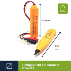 Velleman VTTEST11N Kabeltester en kabelzoeker | Soldeerbout-shop.nl