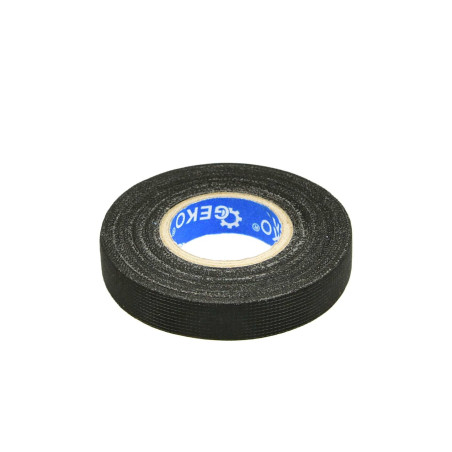 GEKO G01389 Textiel isolatietape 15mm x 15m | Soldeerbout-shop.nl