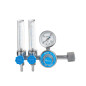 GEKO G80076 CO2 en Argon gasdrukregelaar instelbaar met 2x flowmeter