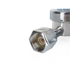 GEKO G80076 CO2 en Argon gasdrukregelaar instelbaar met 2x flowmeter | Soldeerbout-shop.nl