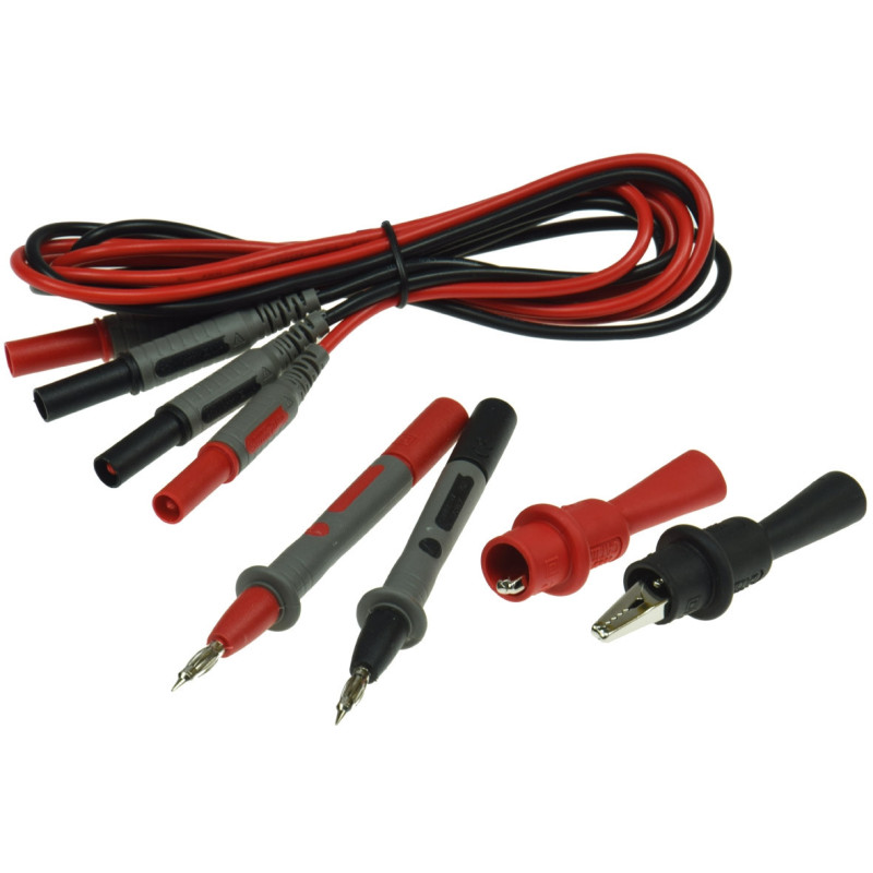 Chilitec 20564 Profi Meetsnoerenset 1000V 10A 120cm Chilitec 20564 Profi Meetsnoerenset 1000V 10A 120cm