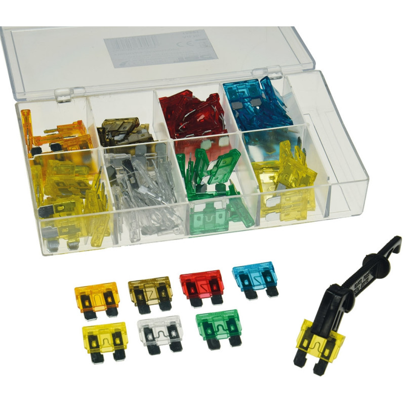 Chilitec 18591 Autozekeringenassortiment 100-delig Chilitec 18591 Autozekeringenassortiment 100-delig