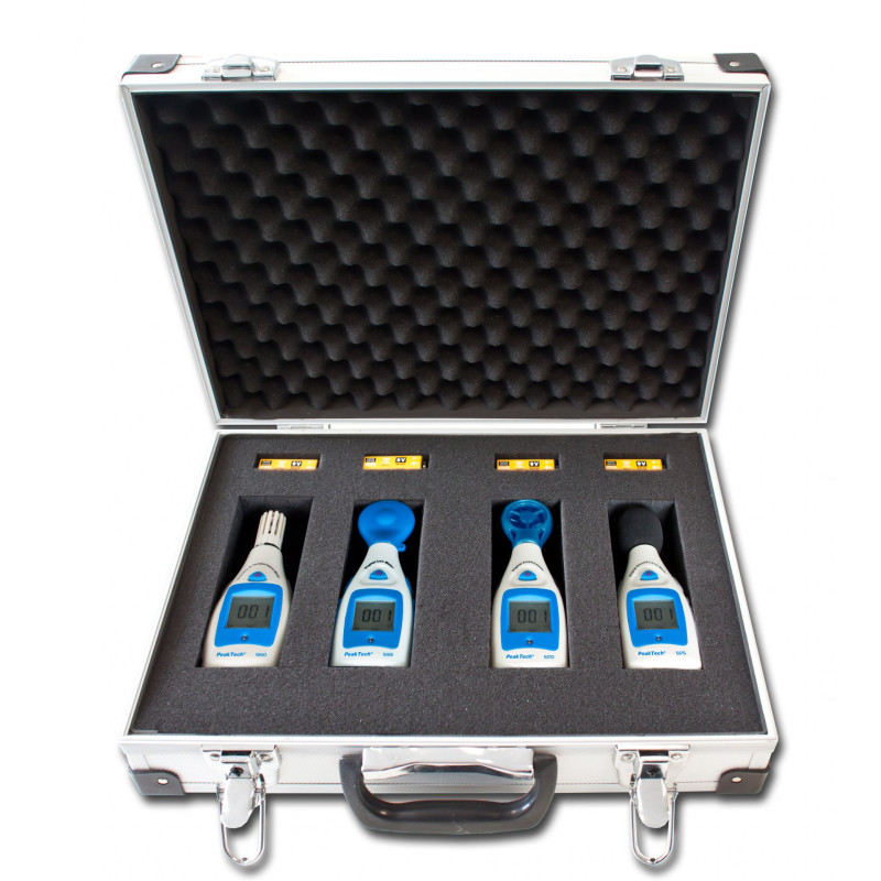 PeakTech 8103 Environment 4-delige omgevingsmeetset