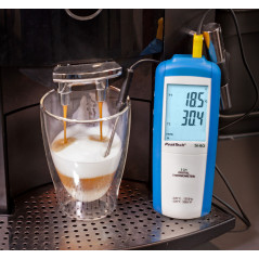 PeakTech 5140 Dubbele digitale thermometer -200 tot +1372°C  | Soldeerbout-shop.nl