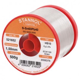 Stannol HS10 521652 soldeertin 1,5mm 500gram