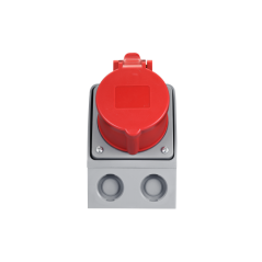 McPower CEE-combinatie wandcontactdoos 16A 5-polig + Schuko | Soldeerbout-shop.nl