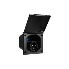 McPower CEE inbouw wandcontactdoos 16A 3-polig | Soldeerbout-shop.nl