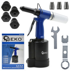 GEKO G01349 Pneumatische popnageltang 2,4 - 4,8mm | Soldeerbout-shop.nl