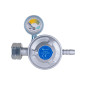 GEKO G80545 Gasdrukregelaar 37mBar met niveaumeter en gasslang 2m