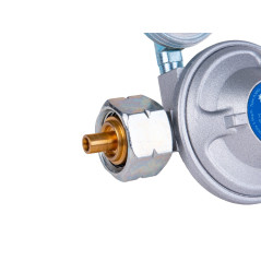 GEKO G80548 Gasdrukregelaar 37mBar met niveaumeter | Soldeerbout-shop.nl