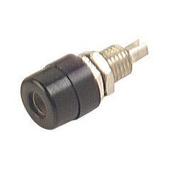 Hirschmann BIL20 Banaanbus inbouwdeel zwart | Soldeerbout-shop.nl