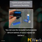 PCWork PCW12A LED hoofdlamp met accu 200lumen PCWork PCW12A LED hoofdlamp met accu 200lumen