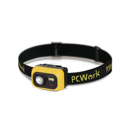 PCWork PCW12D LED hoofdlamp met accu 300lumen | Soldeerbout-shop.nl