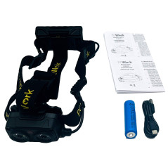 PCWork PCW12G LED hoofdlamp met accu 720lumen