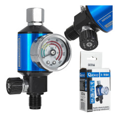 GEKO G03166 Luchtdrukregelaar instelbaar tot 10Bar | Soldeerbout-shop.nl
