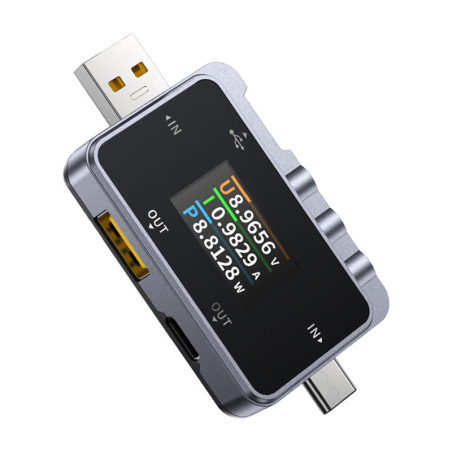 Fnirsi FNAC-28 USB-A en USB-C tester en meter | Soldeerbout-shop.nl