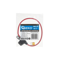 GEKO G03618 12V zekeringhouder met 5A zekering | Soldeerbout-shop.nl
