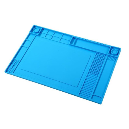 Soldeerbout-shop ZD-158-1A Siliconen soldeermat antistatisch 30 x 45cm | Soldeerbout-shop.nl