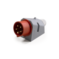 McPower CEE wandcontactdoos 16A 5-polig male | Soldeerbout-shop.nl