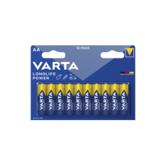 Varta Longlife Power AA Alkaline batterijen (10stuks) | Soldeerbout-shop.nl