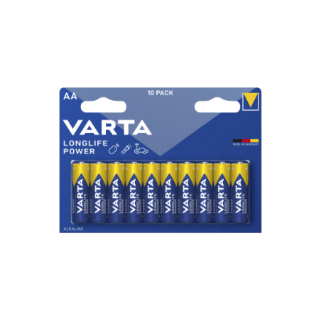 Varta Longlife Power AA Alkaline batterijen (10stuks) | Soldeerbout-shop.nl