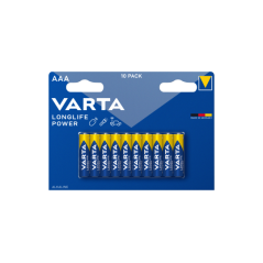 Varta Longlife Power AAA Alkaline batterijen (10stuks) | Soldeerbout-shop.nl