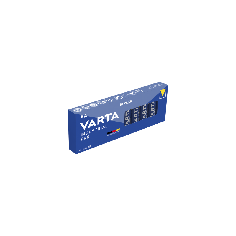 Varta Industrial Pro AA Alkaline batterijen (10stuks)