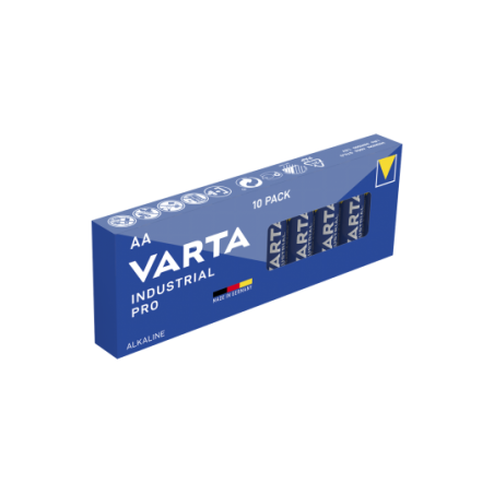 Varta Industrial Pro AA Alkaline batterijen (10stuks) | Soldeerbout-shop.nl