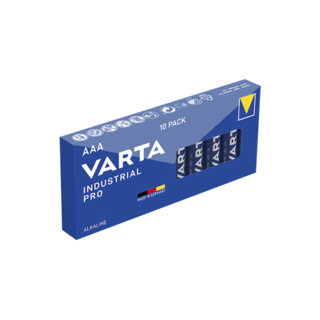 Varta Industrial Pro AAA Alkaline batterijen (10stuks) | Soldeerbout-shop.nl