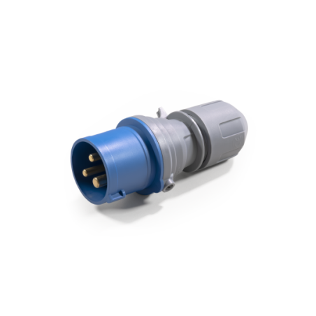 McPower CEE 230V stekker 16A 3-polig male | Soldeerbout-shop.nl