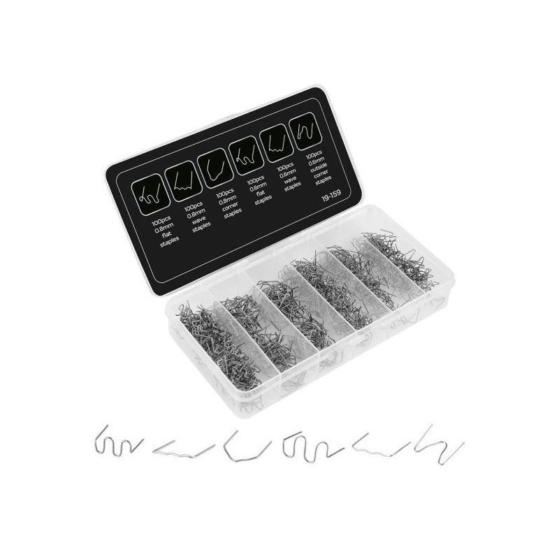 NEO Tools 19-159 Lasnietjes 6-soorten (600 stuks) NEO Tools 19-159 Lasnietjes 6-soorten (600 stuks)