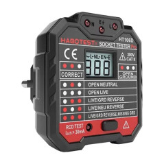 Habotest HT106D Teststekker met 30mA aardlektest