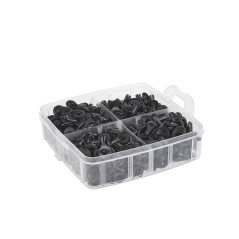GEKO G02935 Clips en pluggen assortiment 655-delig | Soldeerbout-shop.nl