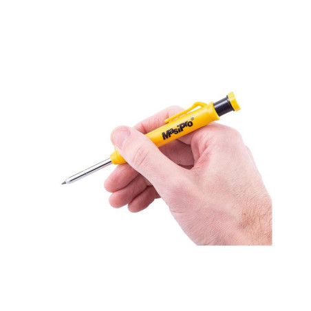 MasiPro 107180 Diepgatmarkeerpotlood met 2 vullingen