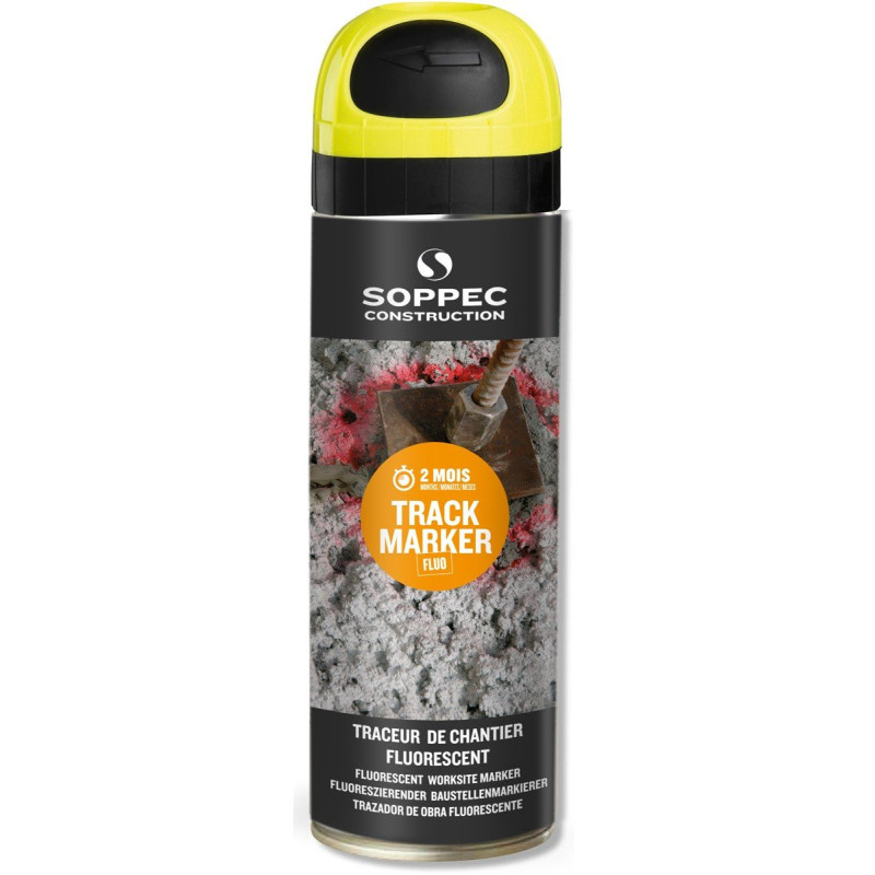 SOPPEC S-Mark markeerverf spuitbus 500ml geel