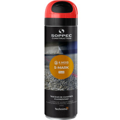 SOPPEC S-Mark markeerverf spuitbus 500ml rood | Soldeerbout-shop.nl