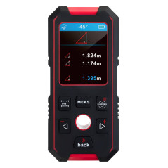 Ermenrich SM90 3-in-1 Wanddetector, waterpas en laserafstandsmeter 40m (rood) | Soldeerbout-shop.nl