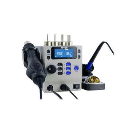 ATTEN ST-8802 SMD hetelucht- en soldeerstation | Soldeerbout-shop.nl