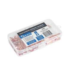 GEKO G03621 Perskabelschoenassortiment 140-delig 6 tot 25mm² | Soldeerbout-shop.nl