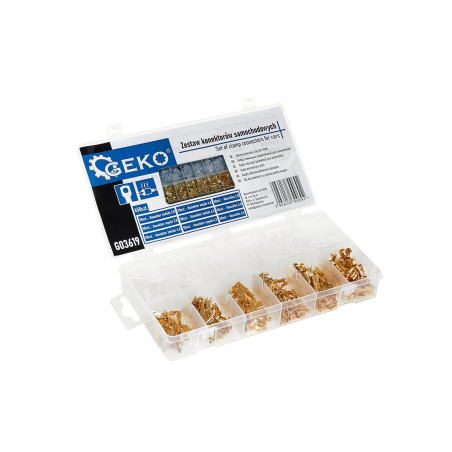 GEKO G03619 Ongeïsoleerde AMP-kabelschoenen assortiment 450-delig