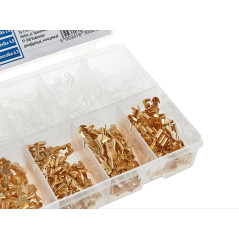 GEKO G03619 Ongeïsoleerde AMP-kabelschoenen assortiment 450-delig | Soldeerbout-shop.nl