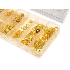 GEKO G02827 Ongeïsoleerde AMP-kabelschoenen assortiment 450-delig | Soldeerbout-shop.nl