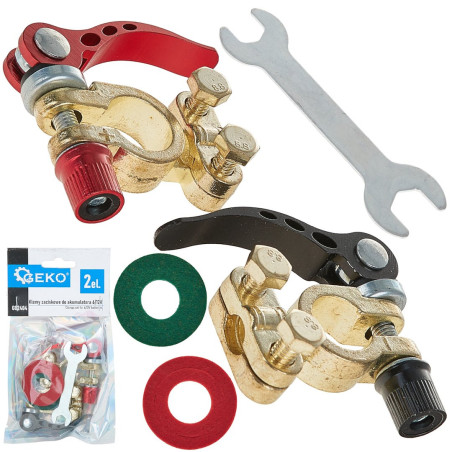 GEKO G02404 Accuklemmen set (2 stuks)
