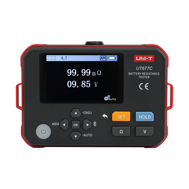 UNI-T UT677C Interne weerstandtester voor batterijen