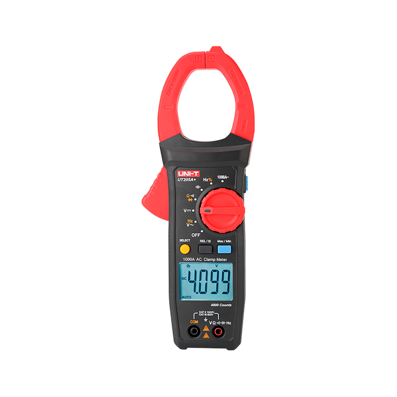 UNI-T UT205A+ Digitale AC stroomtang 1000A UNI-T UT205A+ Digitale AC stroomtang 1000A