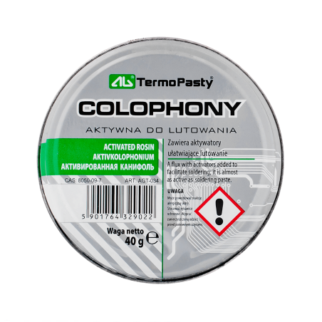 AG TermoPasty AGT-034 Colophony Soldeerhars 40gram | Soldeerbout-shop.nl