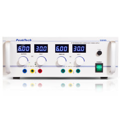 PeakTech 5995 Laboratoriumvoeding 0-30V & 0-5A AC/DC | Soldeerbout-shop.nl